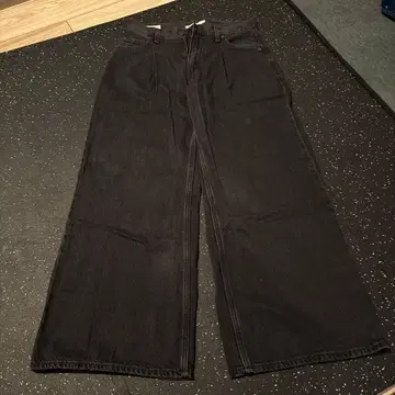 리바이스 배기진 블랙 여성용