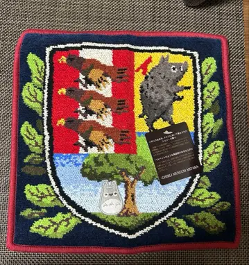 [ 미사용 새상품 ] 지브리 미술관 오리지널 문장 셔닐 타월