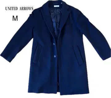 UNITED ARROWS 네이비 체스터 코트 M