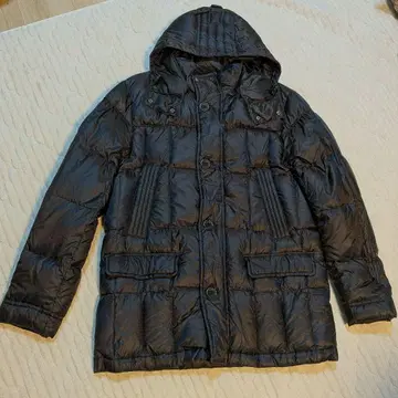 남성용 23구 HOMME PERTEX 사이즈 50 블랙 다운 코트