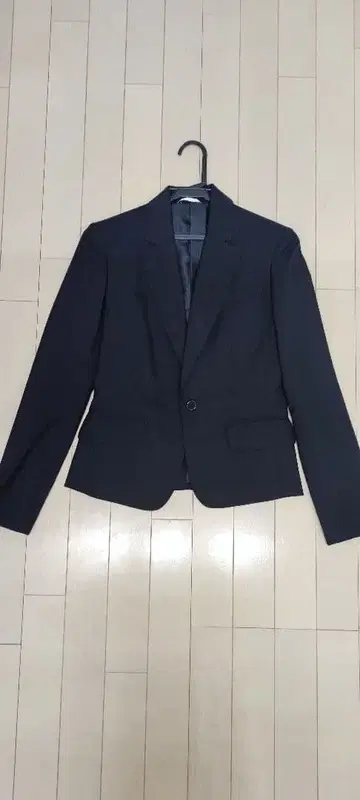 IMGN 블랙 싱글 버튼 자켓