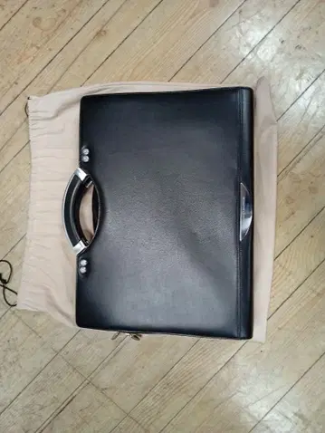 제로 할리버튼 브리프 케이스 올 가죽 블랙 비즈니스