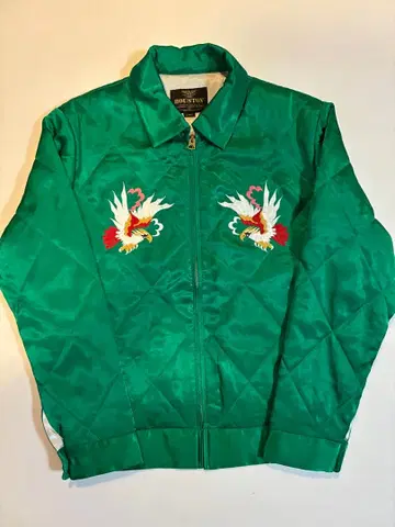 새상품 HOUSTON 스카잔 자수 SOUVENIR JACKET L 사이즈