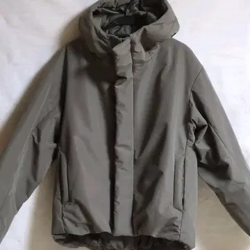 무인양품 신사 방풍 발수 솜 후드 자켓