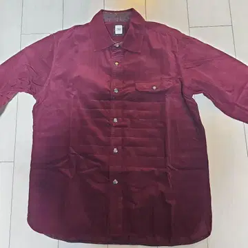 TAKEO KIKUCHI 버건디 긴팔 셔츠