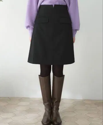 URBAN RESEARCH 포켓 사다리꼴 미니 스커트