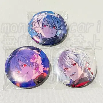 니지산지 쿠츠하 ChroNoiR WWWW 캡슐 토이 캔뱃지 묶음 판매