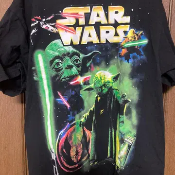 Star Wars 요다 T셔츠 블랙