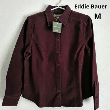 [ 택 포함 새상품 ] Eddie Bauer 긴팔 셔츠 M 버건디