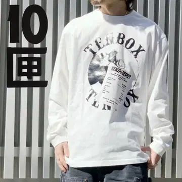 새상품 미사용 TENBOX (텐박스) 롱 슬리브 티셔츠 M 사이즈