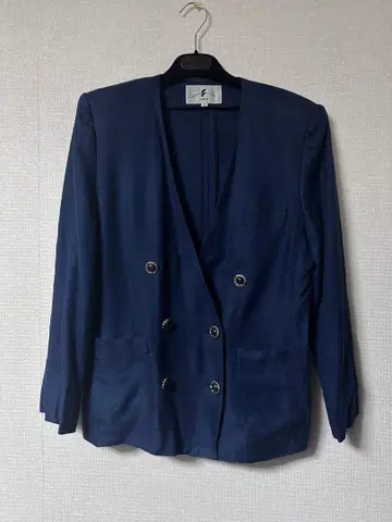 포멀 골드 버튼 블레이저 스커트 made in japan