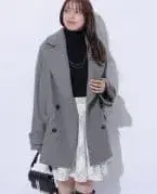 마이 스트라다 P코트 그레이 38(M) 사이즈