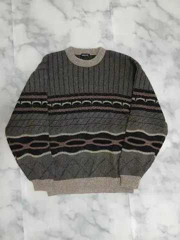 한류풍 00s 그레이 계열 스웨터 L 사이즈