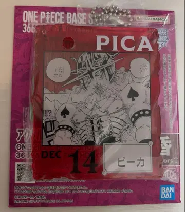 선착순 원피스 베이스샵 복권 아크릴 블록 참 피카