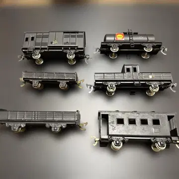 [정크] 철도 모형 HO 게이지 화차 6량 일괄