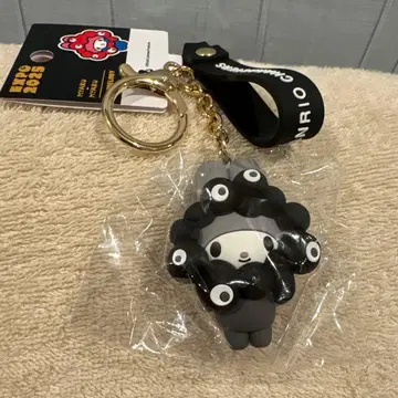 폐막! EXPO 2025 만박 한정판 블랙 미야쿠미야쿠 키링 마이멜로디