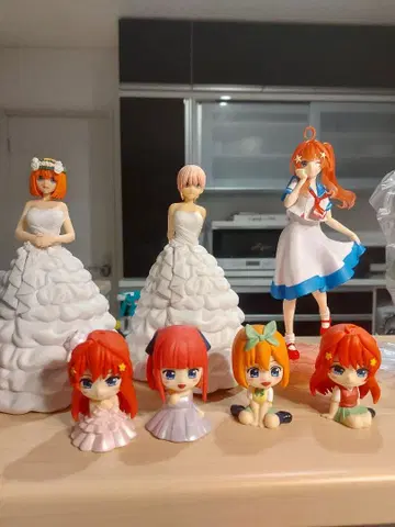 5등분의 신부 가챠가챠 피규어 6체 세트