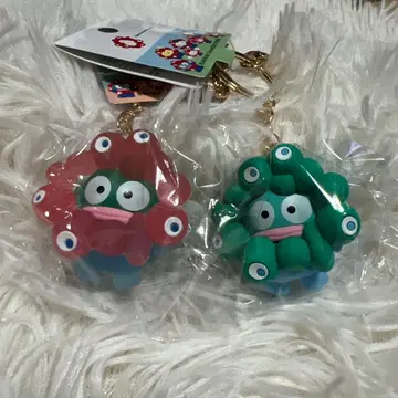 미야쿠미야쿠 산리오 입체와 클리어 키링 세트 한교동