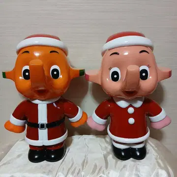 사토짱 사토코짱 산타클로스 코인뱅크 커플 세트 [레어]