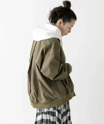 BEARDSLEY 밀리터리 블루종 카키