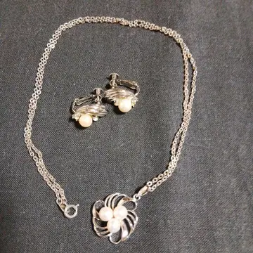 목걸이와 귀찌 세트