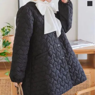 고베 레터스 하트형 퀼팅 자켓