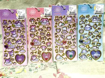 산리오 키라린 주얼리 스티커 4종 세트