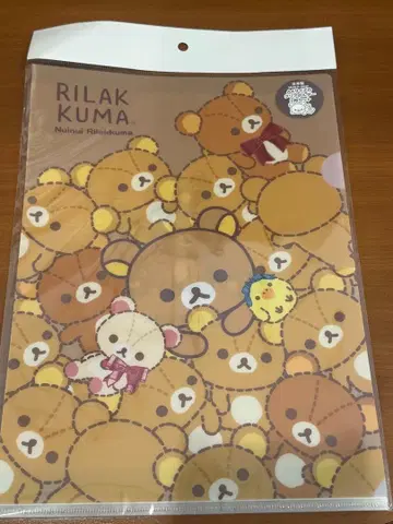 리락쿠마 로프트 한정판 클리어 홀더 세트 미개봉 새상품