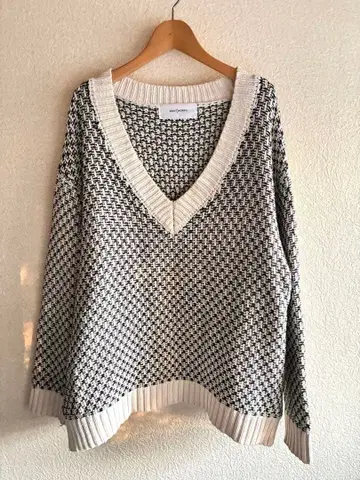 JOINT WORKS 하운드 투스 니트