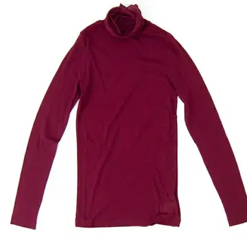 MACPHEE 시어 저지 터틀넥 풀오버 맥피