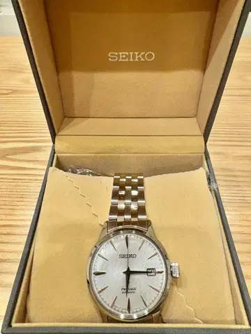SEIKO 자동 시계 실버