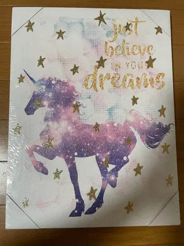 유니콘 포스터 아트 패널