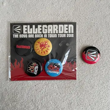 ELLEGARDEN 투어 캔뱃지 세트 2018
