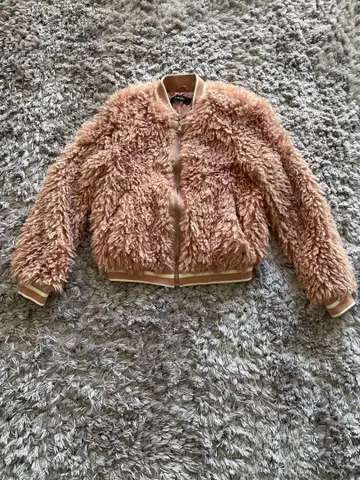 핑크 봄버 자켓