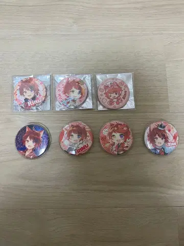 리이누 스토푸리 캔뱃지 7개