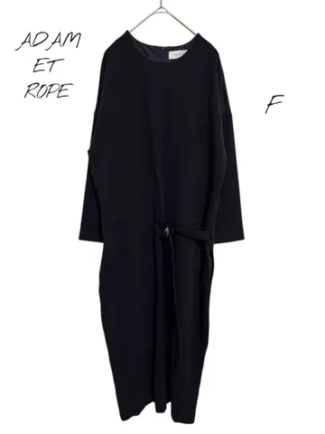 ADAM ET ROPE 티셔츠 원피스 네이비 F
