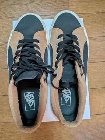 클리닝 완료 반스 VANS 스니커즈 브라운/블랙 28cm