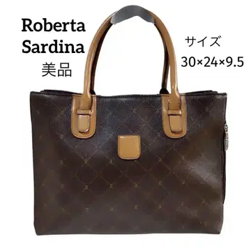 미사용 새상품에 가까운 로베르타 토트백 브라운 숄더