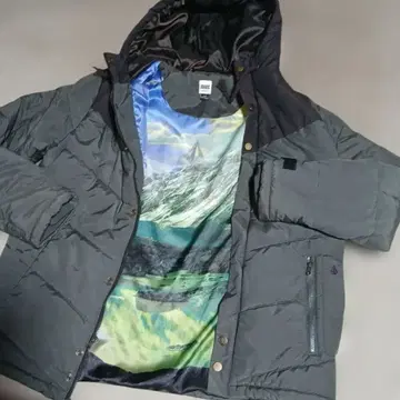 VOLCOM 후드 부착 패딩 자켓 L/G