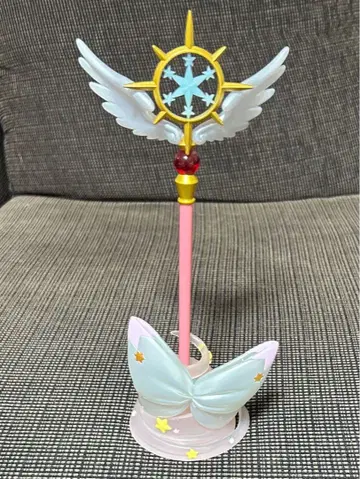 CC 사쿠라 카드캡터 사쿠라 스탠드 부착 꿈의 지팡이 펜 플라이트