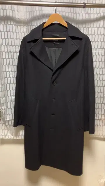 스무스데이 스플릿 래글런 오버코트 블랙 3