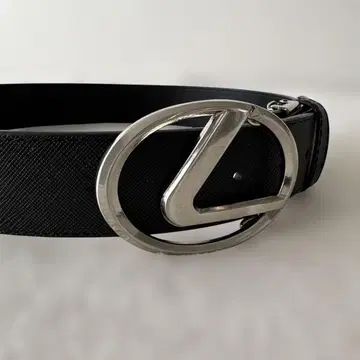 [ LEXUS ] 렉서스 가죽 벨트 / 메탈 버클/BLACK