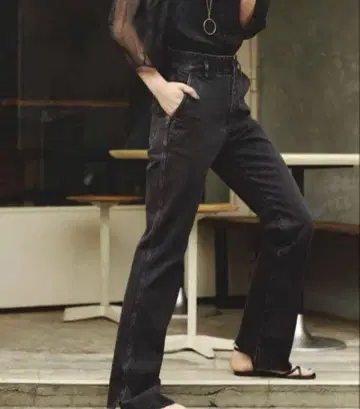 SpickandSpan 뷰티 라인 슬릿 데님 26 사이즈