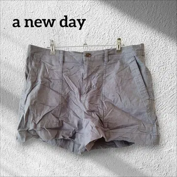 1점 한정 a new day 그레이 숏팬츠 하의 스트레치