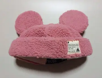 당일 발송 디즈니 미키 보아캡 핑크 복슬복슬