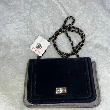 COOCO 숄더백 블랙/그레이