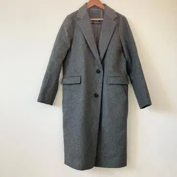 Spick&Span 울 롱 코트 PRATO ITALY 그레이 S