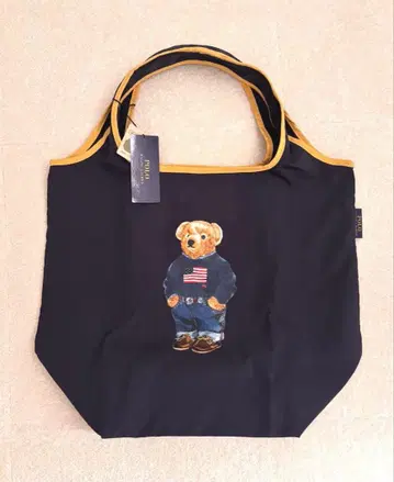 랄프 로렌 폴로베어 에코백 네이비