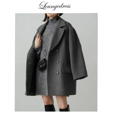 라운지 드레스 P 코트 그레이 새상품급