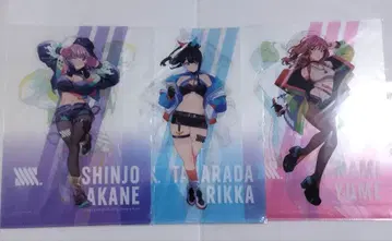 그리드맨 A4 클리어 파일 타카라다 리카 신조 아카네 미나미 무메 세트